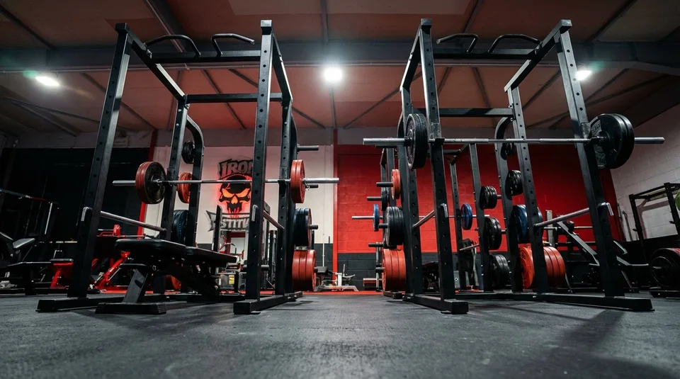 Power racks at Iron Institute